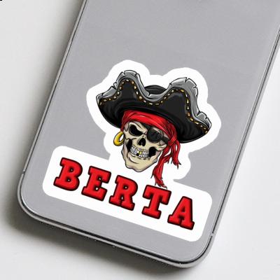 Berta Sticker Pirate Notebook Image