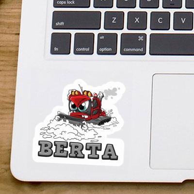 Pistenraupe Sticker Berta Notebook Image