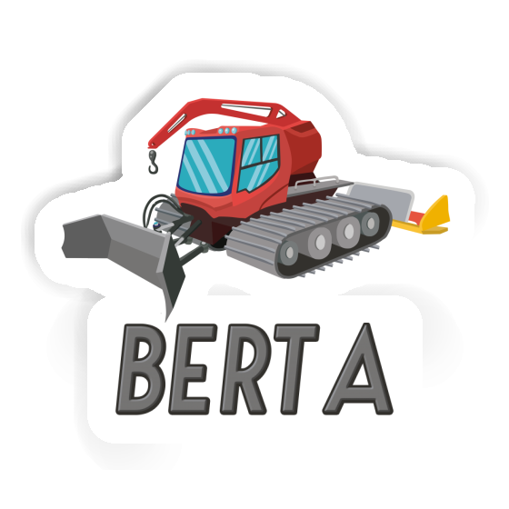 Berta Sticker Snow Groomer Notebook Image