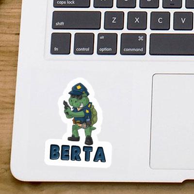 Officer Sticker Berta Laptop Image