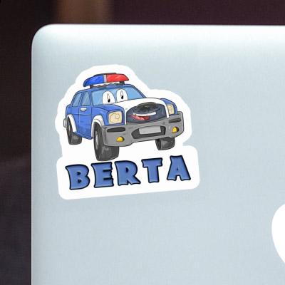 Aufkleber Berta Polizeiauto Laptop Image