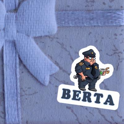 Sticker Police Officer Berta Laptop Image