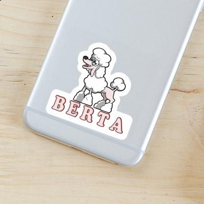 Poodle Sticker Berta Laptop Image