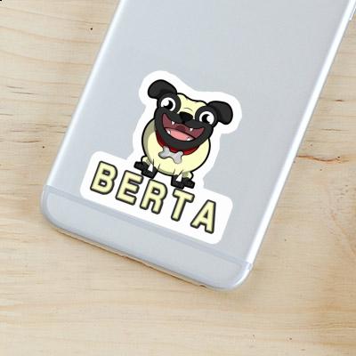 Berta Sticker Pug Image