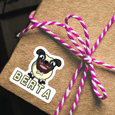 Mops Sticker Berta Laptop Image