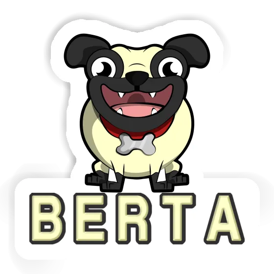 Berta Sticker Pug Gift package Image