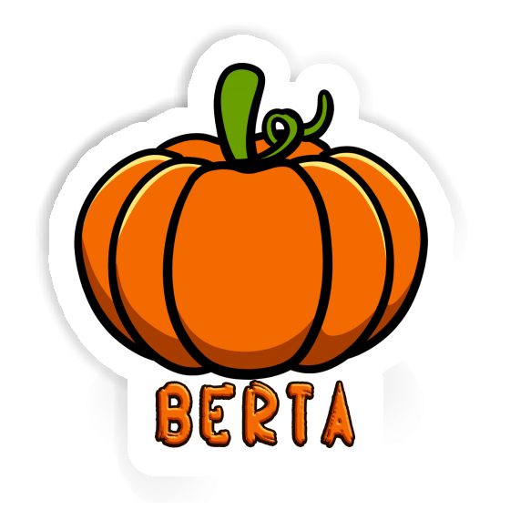 Pumpkin Sticker Berta Notebook Image