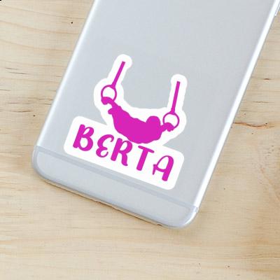 Berta Sticker Ring gymnast Laptop Image