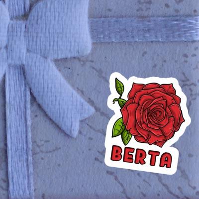 Sticker Berta Rose blossom Laptop Image