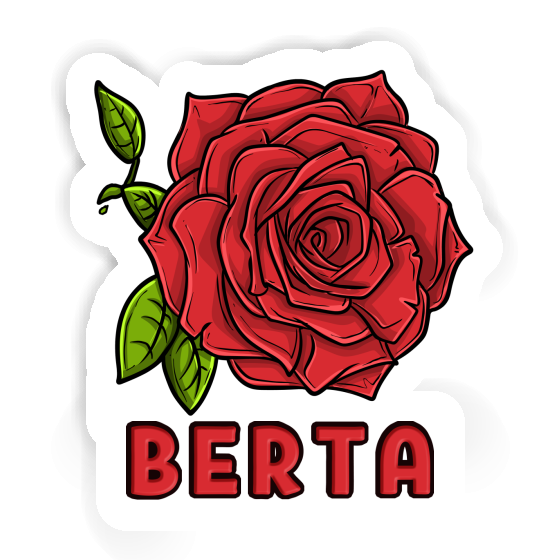 Sticker Berta Rose blossom Gift package Image