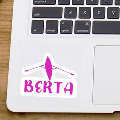 Berta Sticker Rowboat Laptop Image