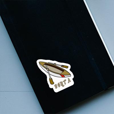 Berta Sticker Rowboat Laptop Image