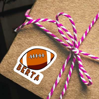 Rugby Ball Sticker Berta Image