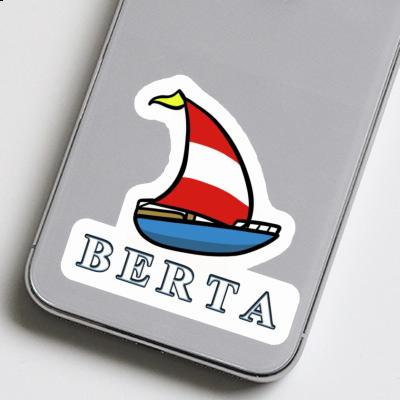 Sailboat Sticker Berta Laptop Image