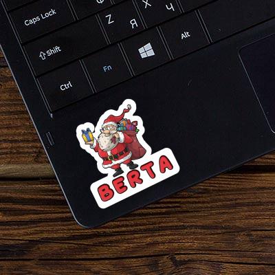 Santa Sticker Berta Notebook Image