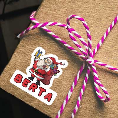 Santa Sticker Berta Gift package Image