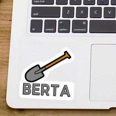 Berta Sticker Schaufel Laptop Image