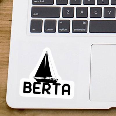 Sailboat Sticker Berta Laptop Image