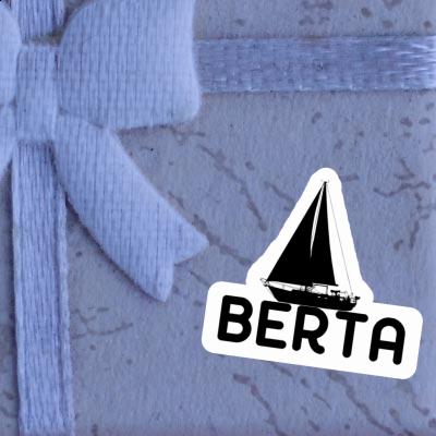 Sailboat Sticker Berta Notebook Image