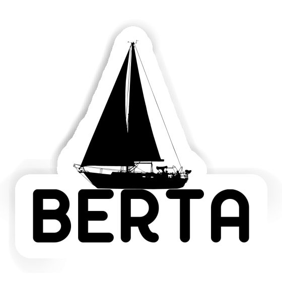 Sailboat Sticker Berta Image