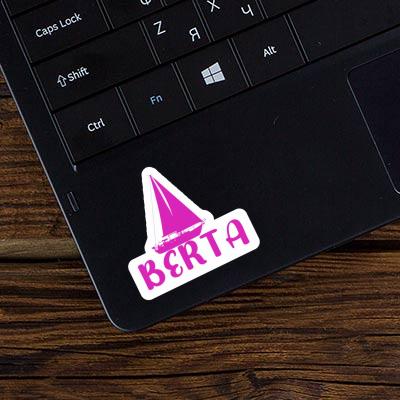 Sticker Sailboat Berta Notebook Image