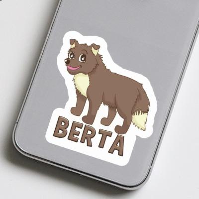 Aufkleber Hund Berta Notebook Image