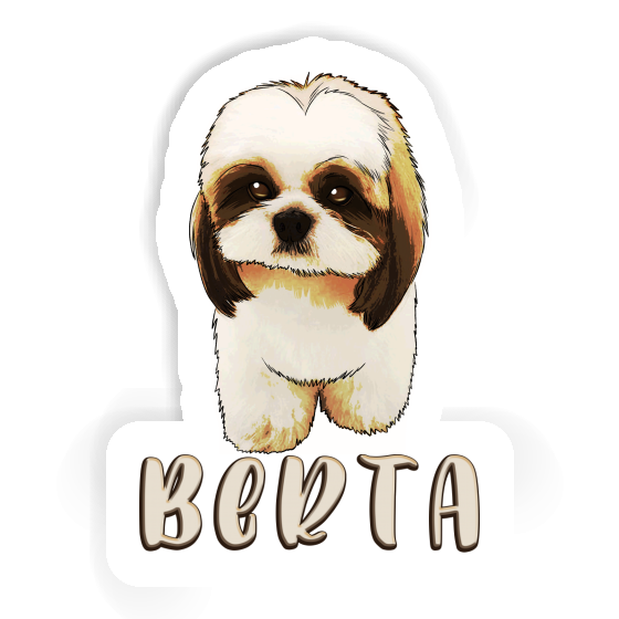 Sticker Berta Shih Tzu Image