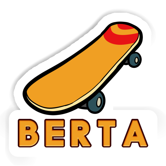 Aufkleber Skateboard Berta Image