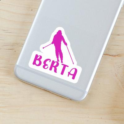 Sticker Skier Berta Image