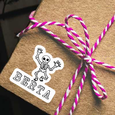 Autocollant Berta Squelette Gift package Image