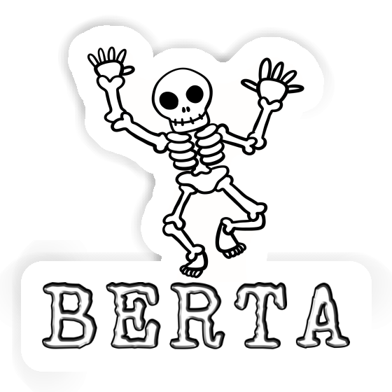 Sticker Berta Skeleton Gift package Image