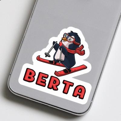 Sticker Skier Berta Notebook Image