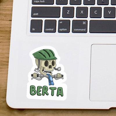 Berta Aufkleber Mountainbiker Notebook Image