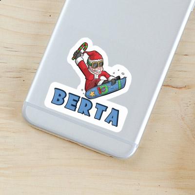 Snowboarder Sticker Berta Gift package Image