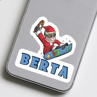 Sticker Snowboarder Berta Gift package Image