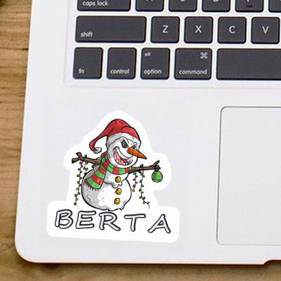 Sticker Bad Snowman Berta Gift package Image