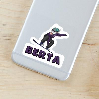 Snowboarder Sticker Berta Image