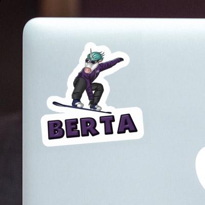 Snowboarder Sticker Berta Gift package Image