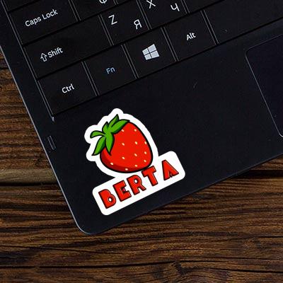 Sticker Berta Strawberry Laptop Image