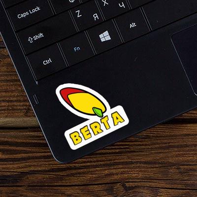 Sticker Surfbrett Berta Laptop Image