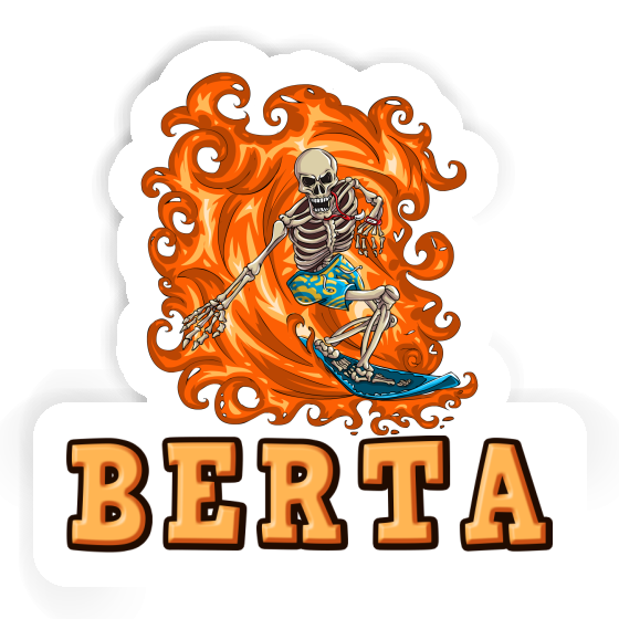 Sticker Berta Surfer Image