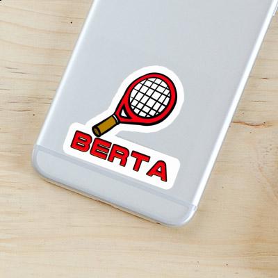 Berta Sticker Tennis Racket Laptop Image