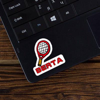 Berta Sticker Tennis Racket Notebook Image