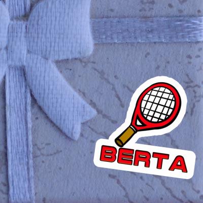 Berta Sticker Tennis Racket Laptop Image