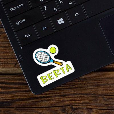 Berta Sticker Tennis Racket Laptop Image