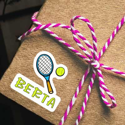 Berta Sticker Tennis Racket Notebook Image