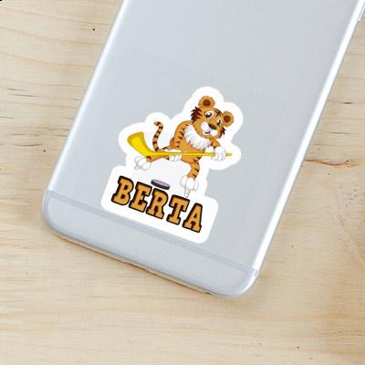 Ice-Hockey Player Sticker Berta Laptop Image