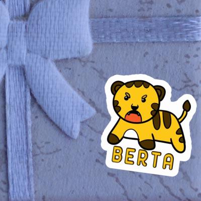 Sticker Baby Tiger Berta Laptop Image