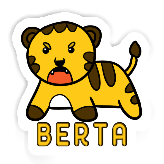 Sticker Baby Tiger Berta Gift package Image