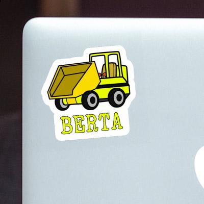 Sticker Front Tipper Berta Notebook Image